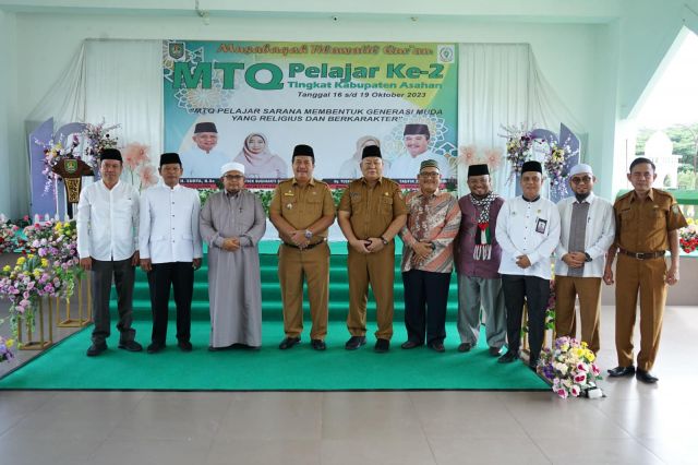 MTQ Pelajar Ke-II Tingkat Kabupaten Asahan Tahun 2023 di Aula Gedung Tahfizh Masjid Agung H. Achmad Bakrie Kisaran
